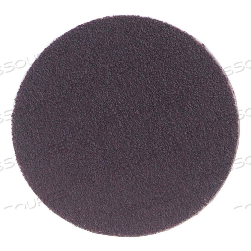 PSA SANDING DISC, 5 IN DIA, NON-VACUUM, ALUMINUM OXIDE, P120 GRIT, X WT COTTON by Approved Vendor