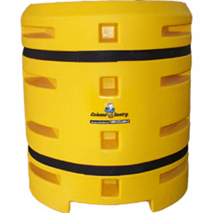 COLUMN COLUMN PROTECTOR, 20"X 20" SQUARE OPENING, 38" O.D. X 42"H, YELLOW by Sentry Protection System COLUMN COLUMN PROTECTOR, 20"X 20" SQUARE OPENING, 38" O.D. X 42"H, YELLOW by Sentry Protection System