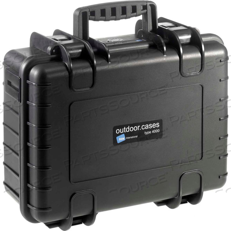 TYPE 4000 MEDIUM OUTDOOR WATERPROOF CASE W/O FOAM / INSERT 16-1/2"L X 13"W X 7H, BLACK by B&W North America TYPE 4000 MEDIUM OUTDOOR WATERPROOF CASE W/O FOAM / INSERT 16-1/2"L X 13"W X 7H, BLACK by B&W North America