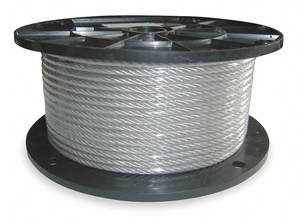 CABLE 1/32 IN L 100 FT WLL 30 LB by DAYTON ELECTRIC MANUFACTURING CO