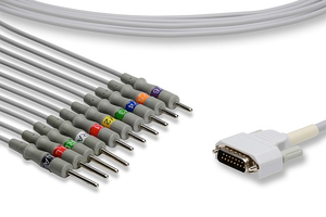 10 LEAD NEEDLE EKG CABLE by Nihon Kohden America