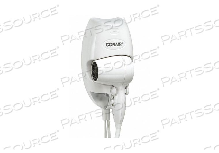HAIRDRYER WALLMOUNT WHITE 1600 WATTS by Conair
