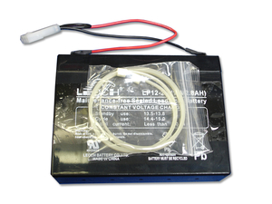 RECHARGEABLE BATTERY PACK, 12V, 2.8 AH, WIRE LEADS by SSCOR, Inc.