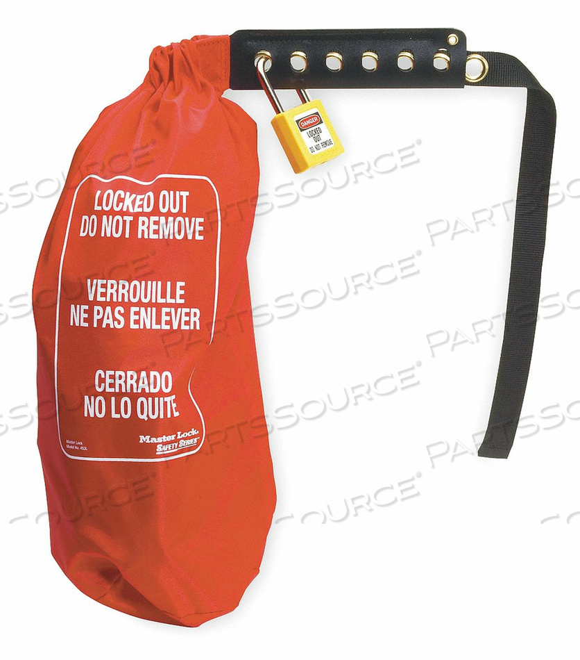 OVERSIZED PLUG COVER RED by Master Lock