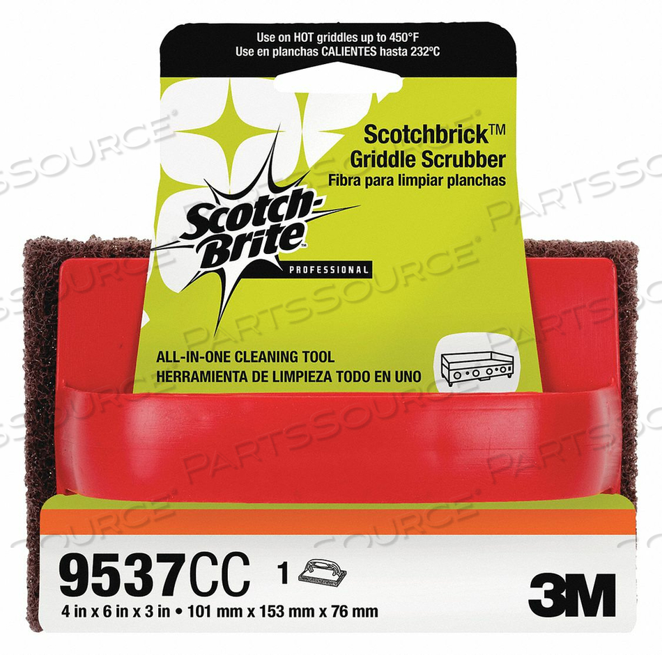 SCRUBBER SPONGE 4 L X 6 W PK4 by 3M Consumer