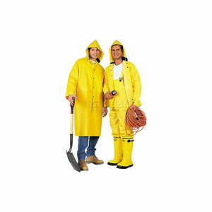 COMFITWEAR 3-PIECE HEAVY DUTY RAINSUIT, YELLOW, POLYESTER, XL by Hygrade Safety Supplies