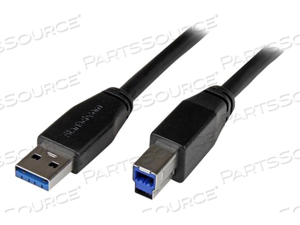 CONNECT USB 3.0 DEVICES UP TO 5M AWAY, WITH NO SIGNAL LOSS - USB 3.0 A TO B CABL by StarTech.com Ltd. CONNECT USB 3.0 DEVICES UP TO 5M AWAY, WITH NO SIGNAL LOSS - USB 3.0 A TO B CABL by StarTech.com Ltd.