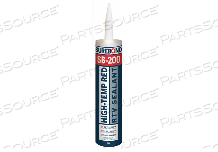 RTV SILICONE SEALANT RED 10.3 OZ. by Surebond RTV SILICONE SEALANT RED 10.3 OZ. by Surebond