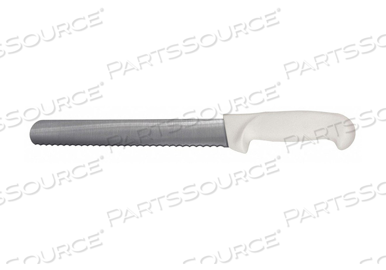 SLICER KNIFE SERRATED 12 IN L WHITE by Crestware SLICER KNIFE SERRATED 12 IN L WHITE by Crestware