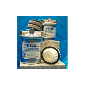 264FM COMPLETE FUEL OIL FILTER, W/FELT FILTER ELEMENT, SMALL, 15 GPH FLOW RATE by Mitco Manufacturing