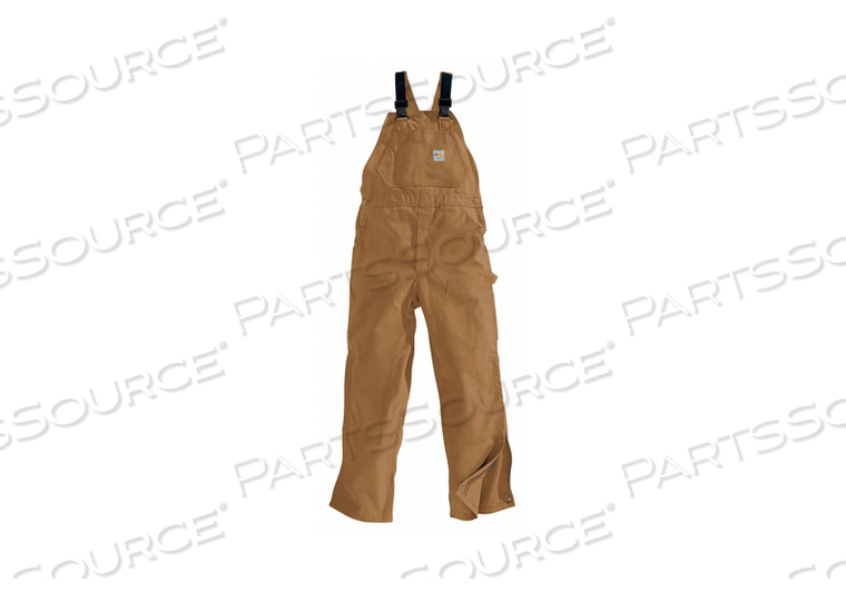 BIB OVERALL BROWN 40IN X 36IN 13 OZ. 