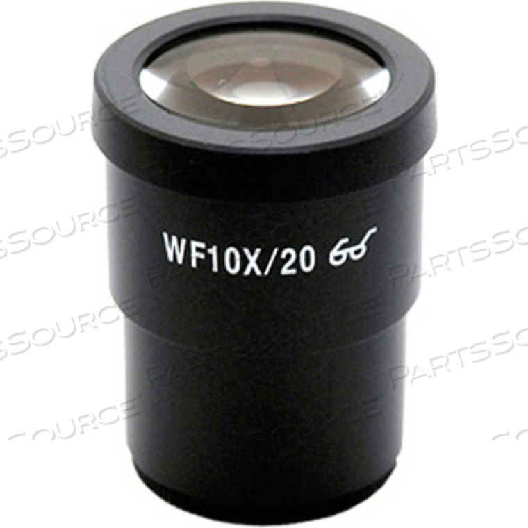 AMSCOPE SUPER WIDEFIELD 10X MICROSCOPE EYEPIECE WITH RETICLE (30MM), 1 EACH by United Scope
