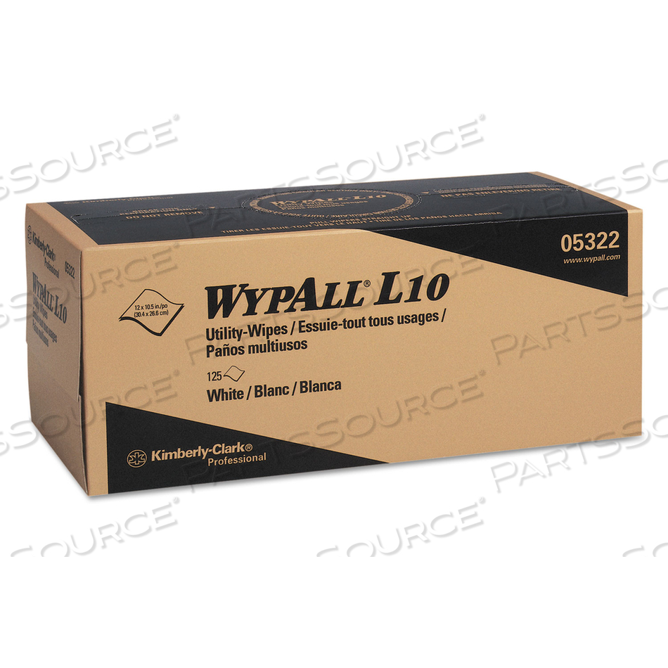 DRY WIPE 10-1/4 X 12 WHITE by WypAll