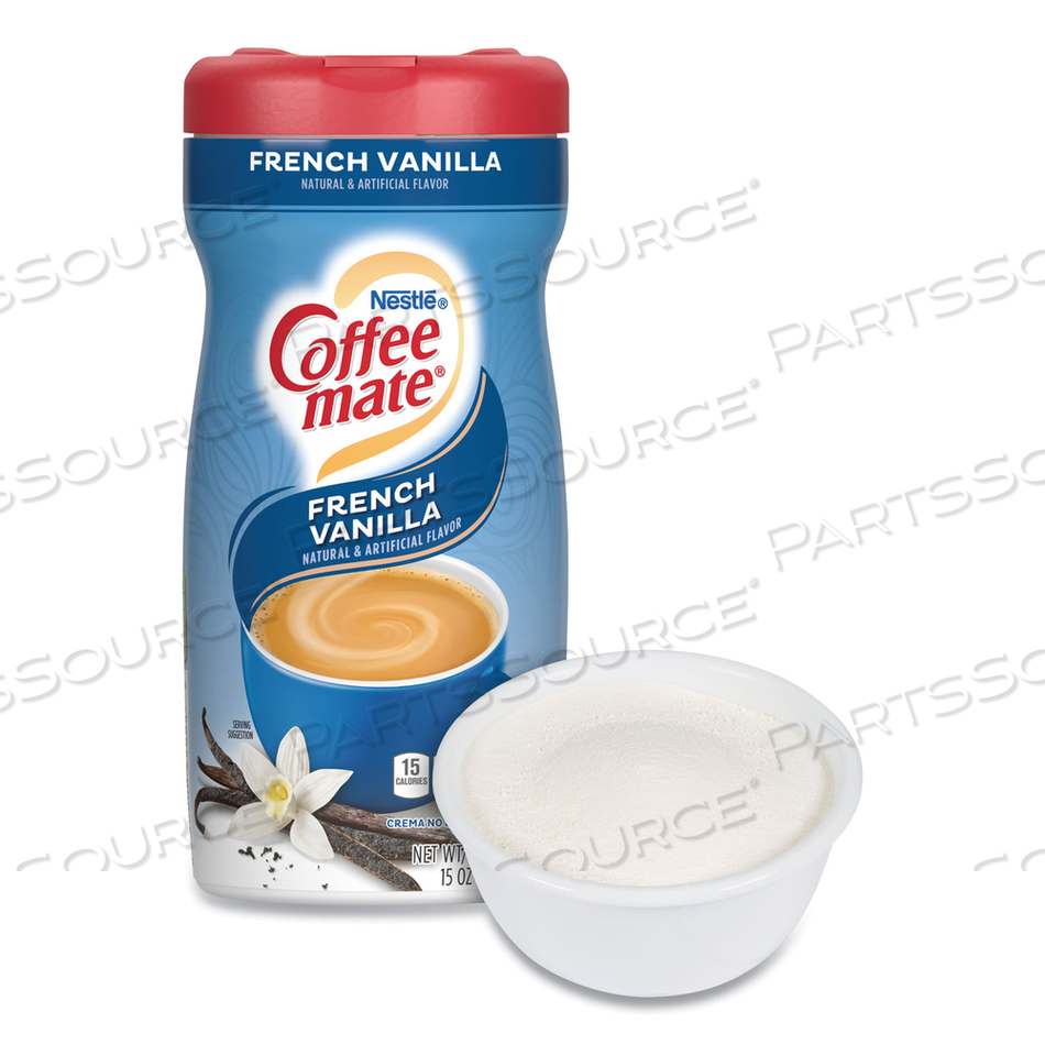 FRENCH VANILLA CREAMER POWDER, 15OZ PLASTIC BOTTLE by Coffee-Mate