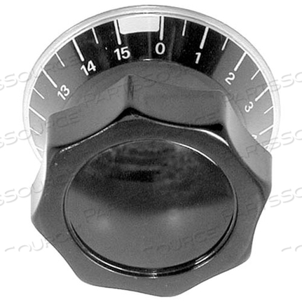 ADJUSTMENT KNOB 2-7/8 D, 0-15 by Univex Corp