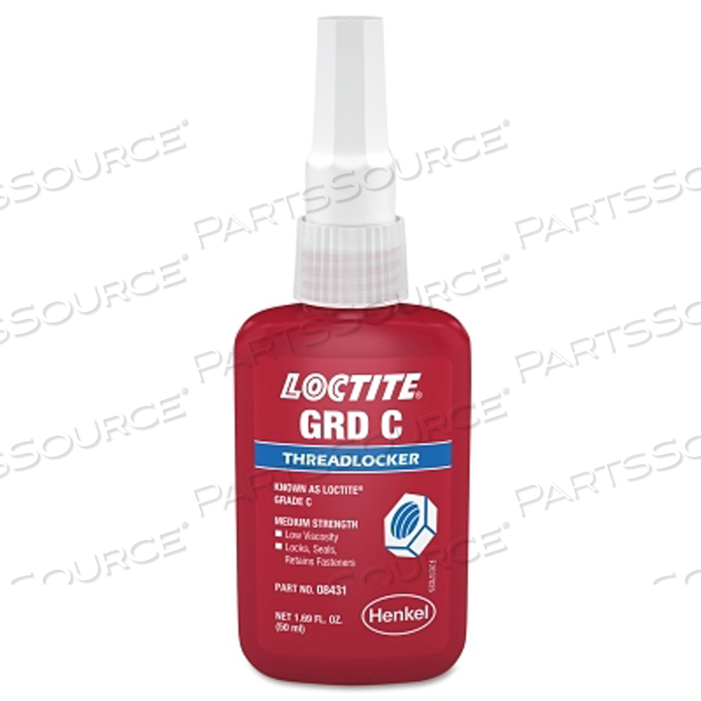 GRADE C THREADLOCKER, 50 ML, FLUORESCENT BLUE by Loctite Brand
