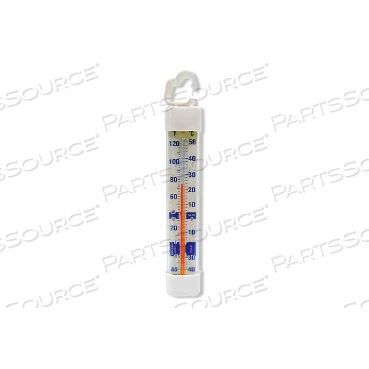 VERTICAL GLASS TUBE REFRIGERATOR/FREEZER THERMOMETER by Cooper-Atkins