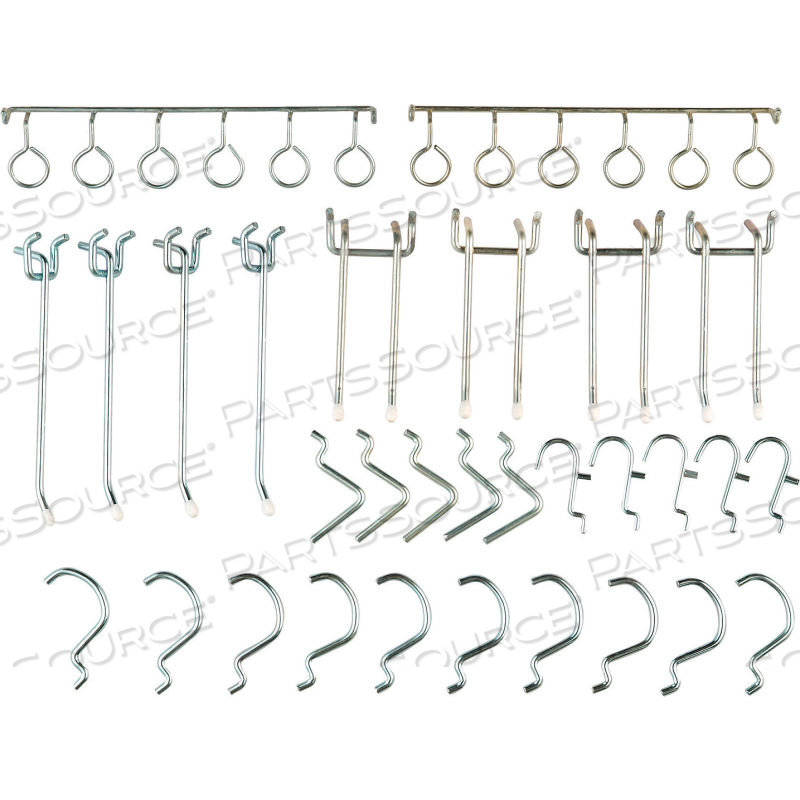 30 PIECE PEGBOARD HOOK SET (LARGE HOOKS) by Approved Vendor