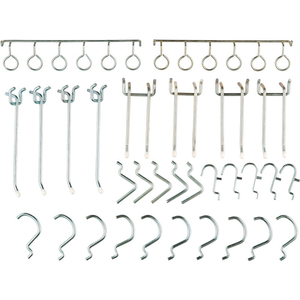 30 PIECE PEGBOARD HOOK SET (LARGE HOOKS) by Approved Vendor