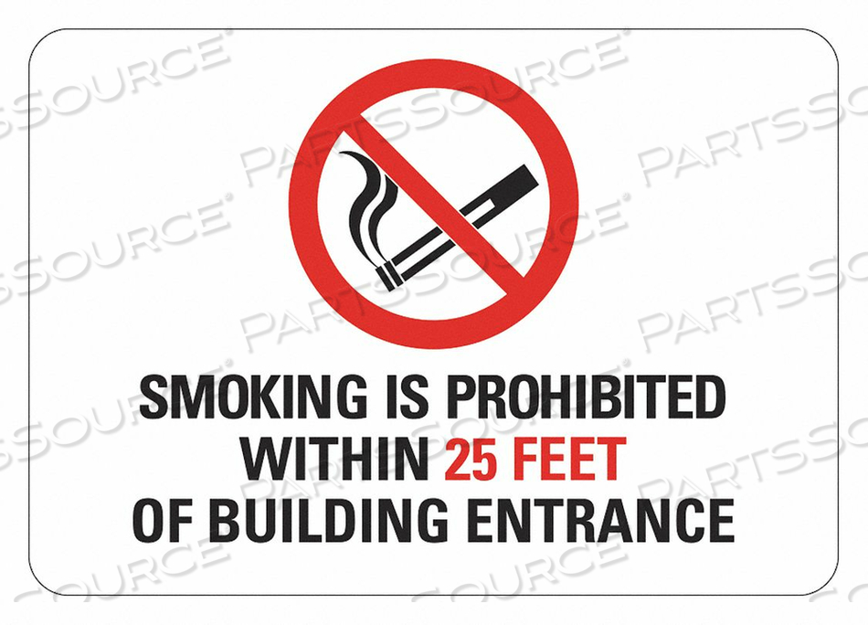 NO SMOKING SIGN 5 W 7 H 0.004 THICKNESS by Lyle Signs Inc. NO SMOKING SIGN 5 W 7 H 0.004 THICKNESS by Lyle Signs Inc.