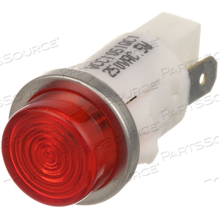 SIGNAL LIGHT 1/2" RED 250V SIGNAL LIGHT 1/2" RED 250V