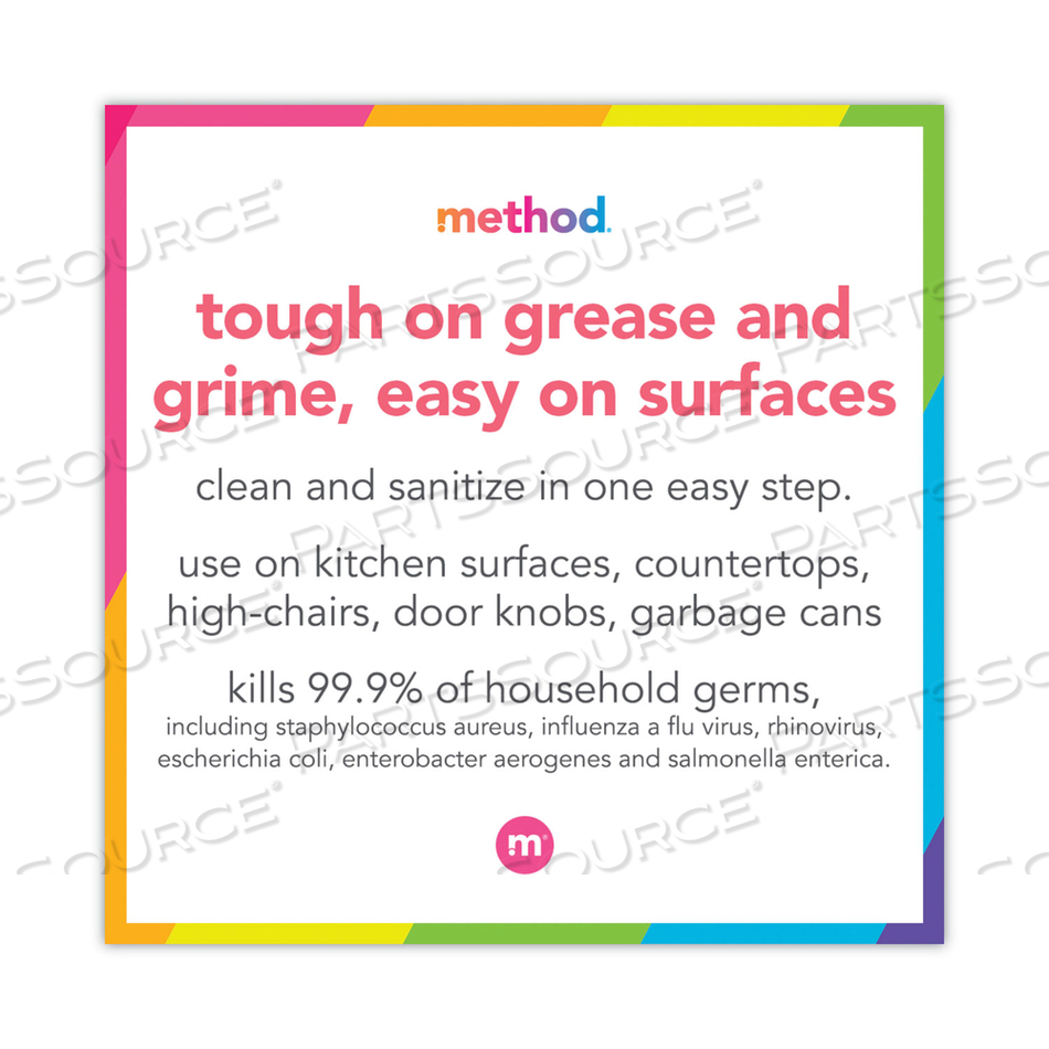 ANTIBAC ALL-PURPOSE CLEANER, WILDFLOWER, 28 OZ SPRAY BOTTLE by Method
