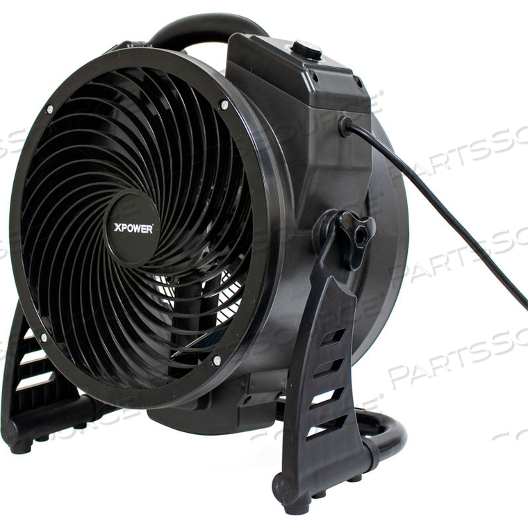AXIAL AIR MOVER WITH 5000 MG/HR OZONE GENERATOR - 1450 CFM - BLDC MOTOR - 115V by Xpower Manufacure, Inc