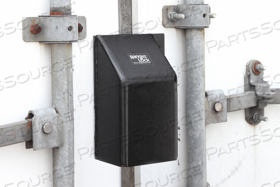 PADLOCK GUARD HARDENED STEEL BLK 4 L by Ranger Lock