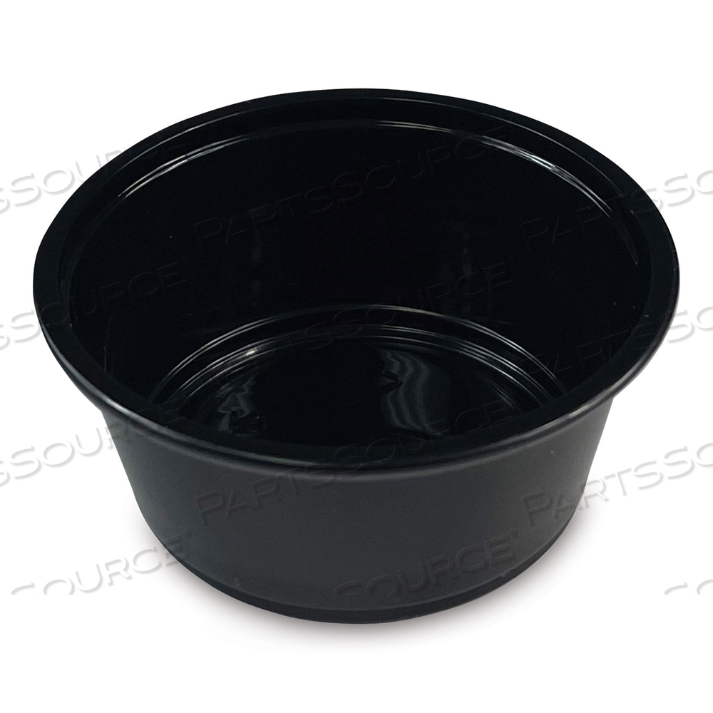 SOUFFLE/PORTION CUPS, 3.25 OZ, POLYPROPYLENE, BLACK by Boardwalk