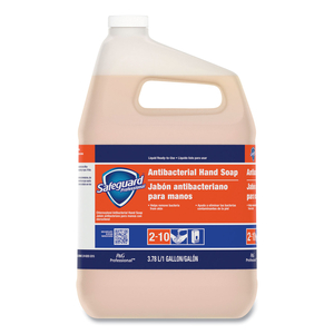 ANTIBACTERIAL LIQUID HAND SOAP, LIGHT SCENT, 1 GAL BOTTLE, 2/CARTON by Safeguard