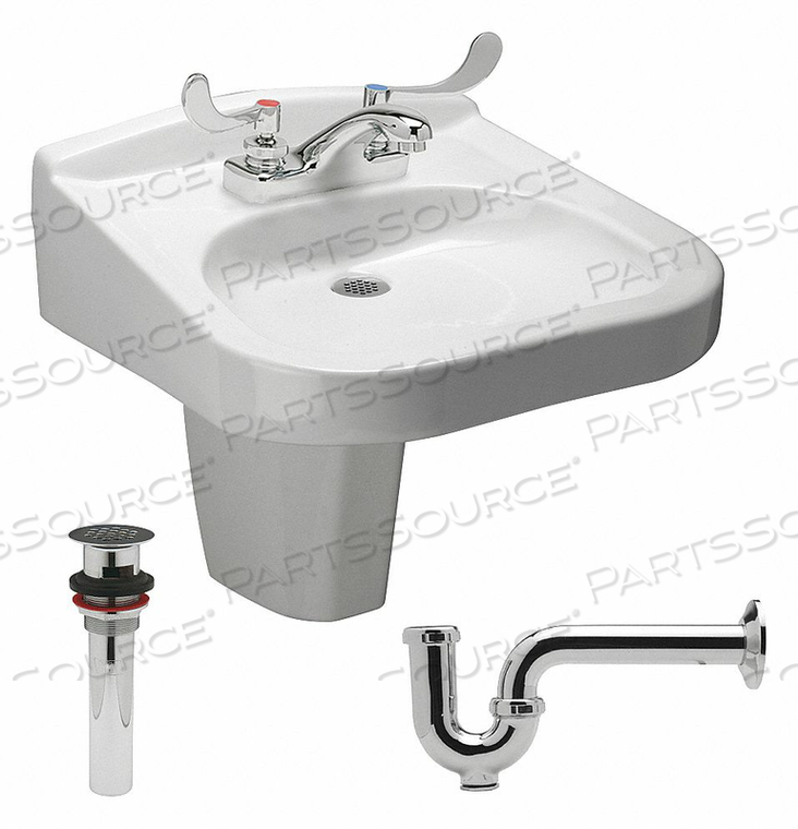 LAVATORY SINK WITH FAUCET 20 IN L by Zurn Industries LLC