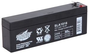 12V 2.3AH SLA 187 FASTON by Interstate All Battery