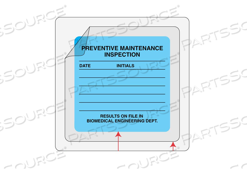 LABEL, PERMANENT, SPEE-D-SHIELD™, CLEAR, SYNTHETIC, 2-1/2 X 1-1/4IN DIMENSIONS by Approved Vendor