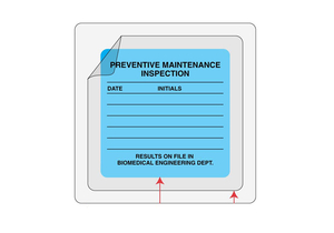 LABEL, PERMANENT, SPEE-D-SHIELD™, CLEAR, SYNTHETIC, 2-1/2 X 1-1/4IN DIMENSIONS by Approved Vendor