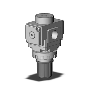 AR 1/4IN NPT PLATINUM SILVER DIE-CAST ZINC MODULAR AIR REGULATOR by SMC