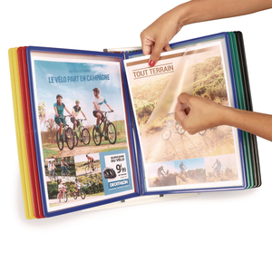 EASY LOAD DESK UNIT, 10 SECTIONS, 20-SHEET CAPACITY, ASSORTED by Tarifold EASY LOAD DESK UNIT, 10 SECTIONS, 20-SHEET CAPACITY, ASSORTED by Tarifold