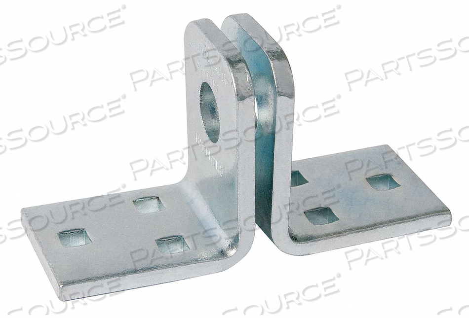 HASP FIXED ZINC PLATED PK2 by Abus