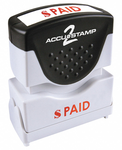 D3768 MESSAGE STAMP PAID by Accu-Stamp