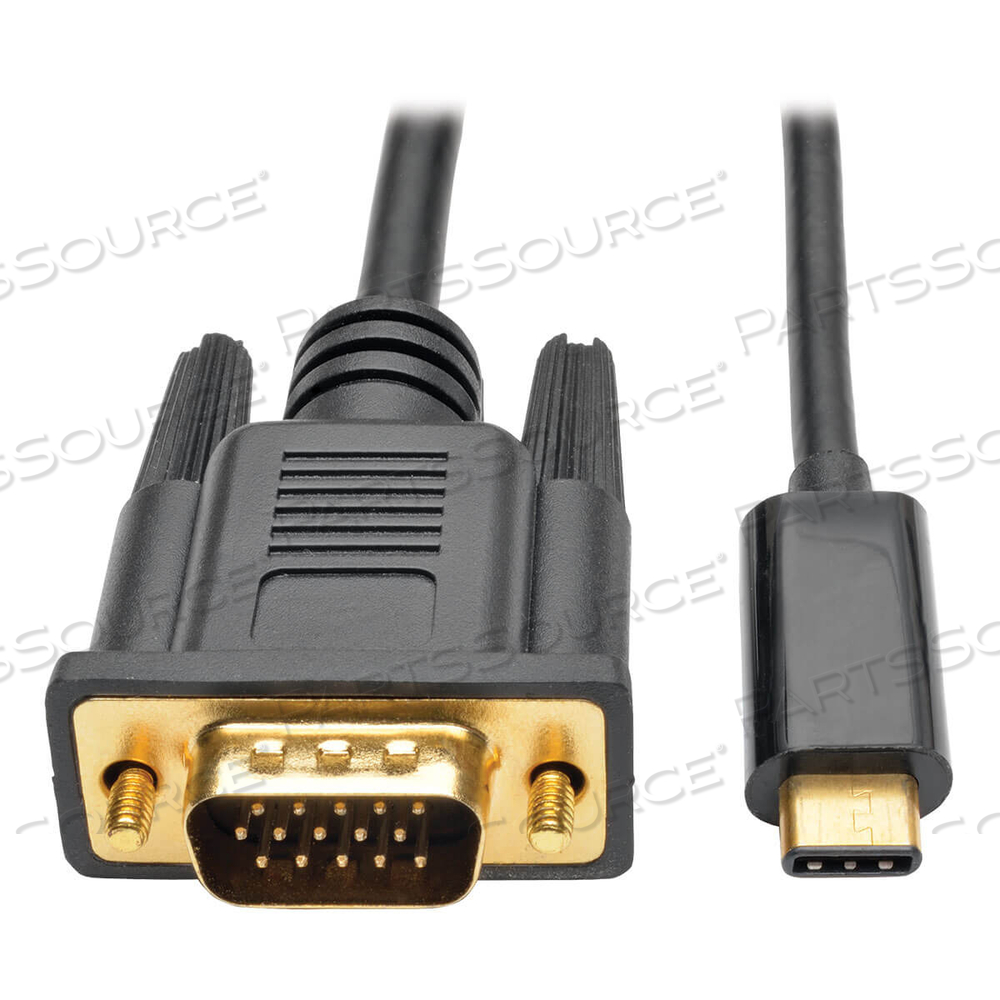 USB C TO VGA ADAPTER CONVERTER CABLE 1080P TYPE C TO VGA 16FT by Tripp Lite