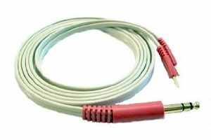120" ELECTROTHERAPY Y LEAD STEREO LEAD WIRE - RED by Dynatronics
