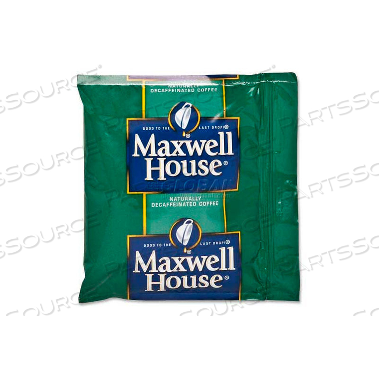 MAXWELL HOUSE COFFEE PACK, DECAFFEINATED, 1.1 OZ., 42/CARTON 