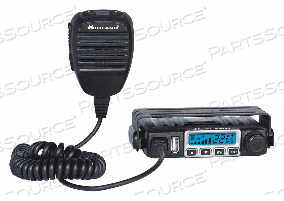 MOBILE TWO WAY RADIO 15 OUTPUT WATTS BLK by Midland