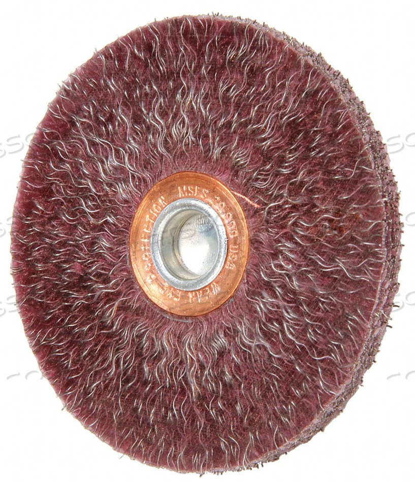 ENCAPSULATED WIRE WHEEL BRUSH STEM 3 IN. by Weiler