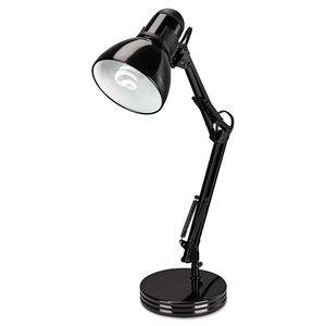 ARCHITECT DESK LAMP, ADJUSTABLE ARM, 6.75W X 11.5D X 22H, BLACK by Alera