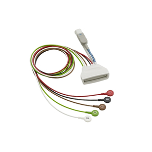 5 LEAD SNAPS AAMI + SPO2 ECG TELEMETRY LEAD SET by Philips
