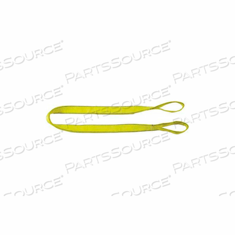 PRO-EDGE 4"W 4'L 2 PLY EYE & EYE POLY WEB SLING TWISTED EYES by Liftex Coporation PRO-EDGE 4"W 4'L 2 PLY EYE & EYE POLY WEB SLING TWISTED EYES by Liftex Coporation