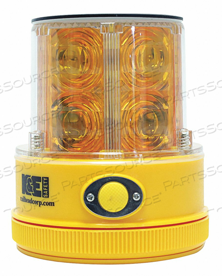 RECHARGEABLE SAFETYLIGHT AMBER LED SOLAR by Railhead Gear