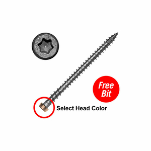 10 X 2-3/4" C-DECK COMPOSITE 305 STAINLESS STEEL STAR DRIVE DECK SCREWS - TREE HOUSE - PKG OF 1750 by Screw Products, Inc.