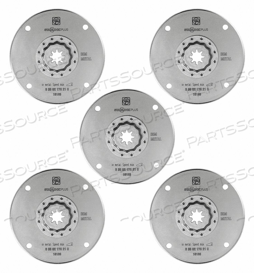 OSCILLATING SEGMENTED SAW BLADES 4IN PK5 by Fein