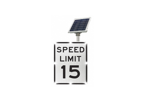 LED TRAFFIC SIGN TEXT SPEED LIMIT 15 by Tapco